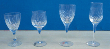 Стеклянные бокалы для вина 4-41635